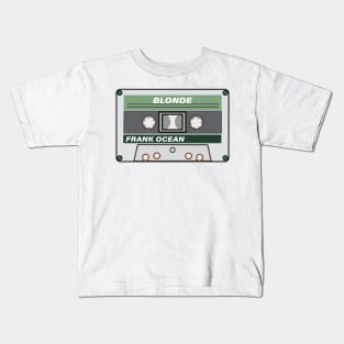 Blonde Cassette Tape Kids T-Shirt